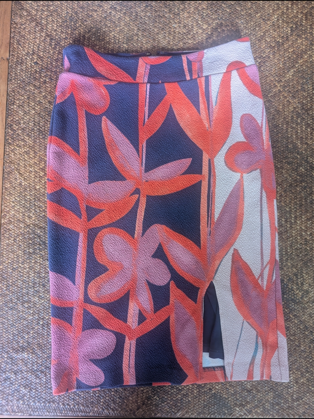 Anthropologie Maeve  Pencil Skirt in Tropical colors sz XS